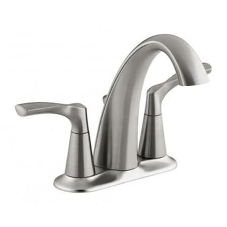 Sterling-Kinkead Sterling-Kinkead 217132 4 in. Two Handle Lavatory Faucet; Brushed Nickel 217132